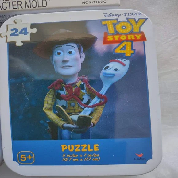 NWT 3 Piece Disney Pixar Toy Story 4 Mold N Play 3D Figure Maker and Puzzles Set - Picture 4 of 7